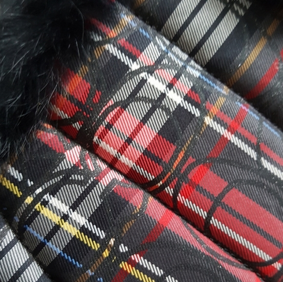 Authentic Coach Jennie Boots Tartan Fur Monogram - Picture 5 of 8